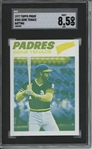 1977 Topps #303 Gene Tenace 9 card progressive proof.